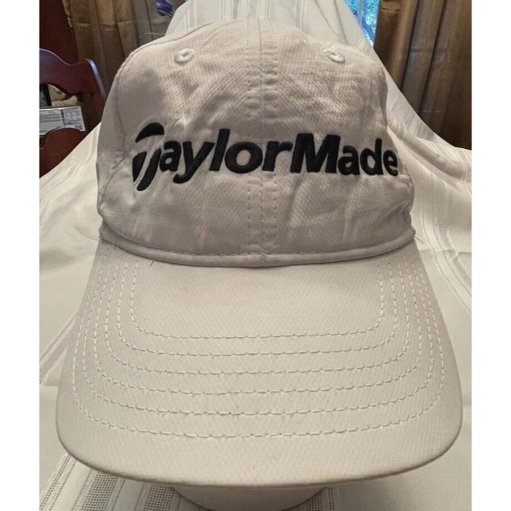 TaylorMade Performance Seeker White Hat One Size Fits All W/Adjustable Strap